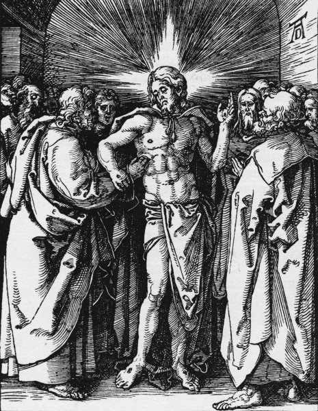 Doubting Thomas / Dürer / c.1510 à Albrecht Dürer