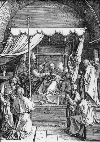 Dürer / Death of the Virgin / 1510 à Albrecht Dürer