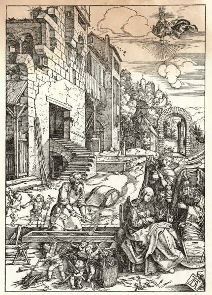 Dürer / Rest on the Flight into Egypt à Albrecht Dürer