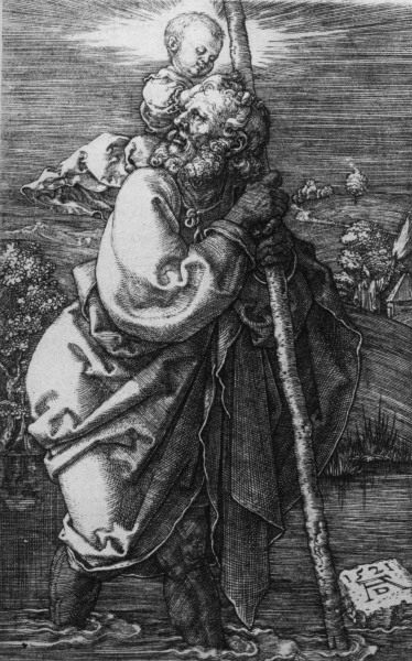 Dürer / St. Christopher à Albrecht Dürer