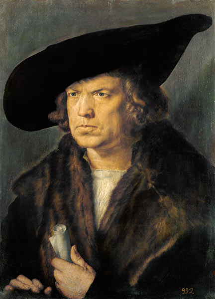 portrait d'un homme. à Albrecht Dürer