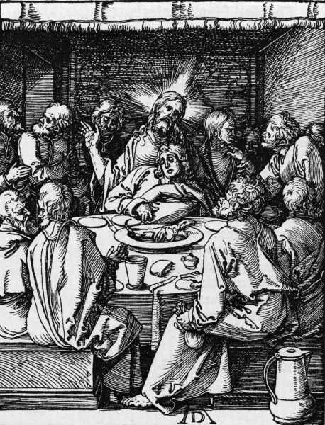 Dürer, Last Supper / fr.: Small Passion à Albrecht Dürer