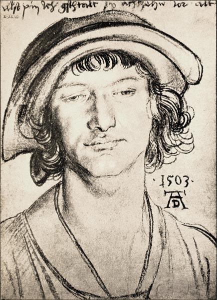 A.Dürer, Portr.of 18-year-old Youth à Albrecht Dürer