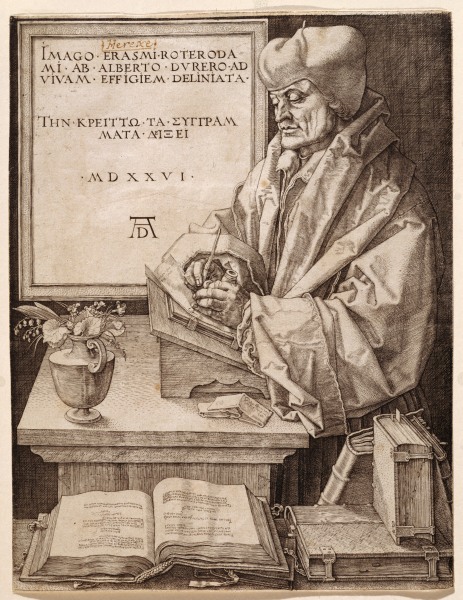 Erasmus of Rotterdam à Albrecht Dürer