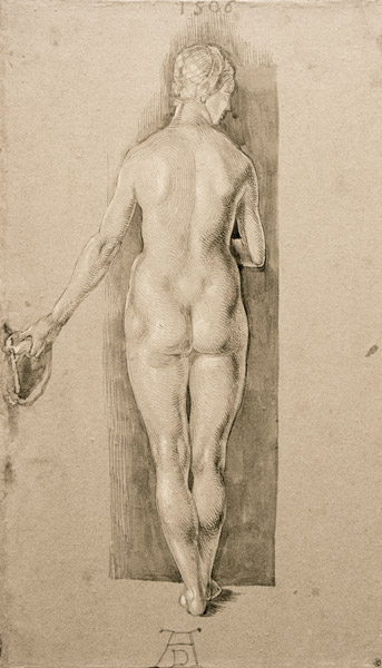 A.Dürer, Female Nude fr.Behind / 1506 à Albrecht Dürer