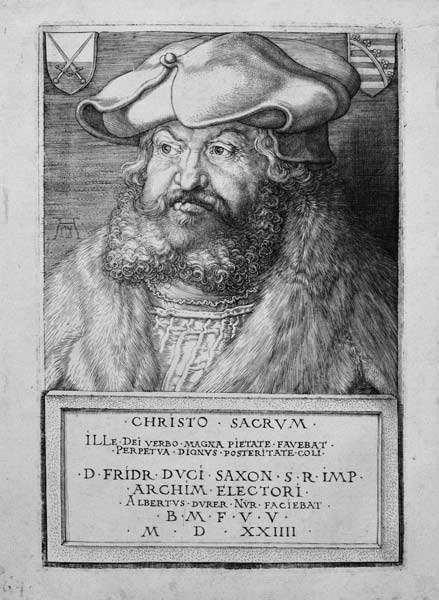 Friedrich der Weise, Kurfürst von Sachsen à Albrecht Dürer