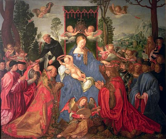 Garland of Roses Altarpiece à Albrecht Dürer