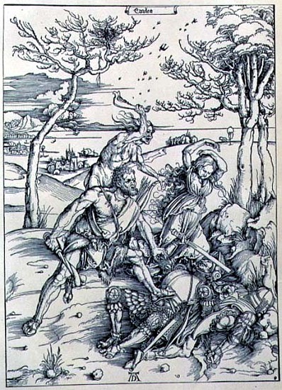 Hercules Killing the Molionides, c.1496/98 à Albrecht Dürer