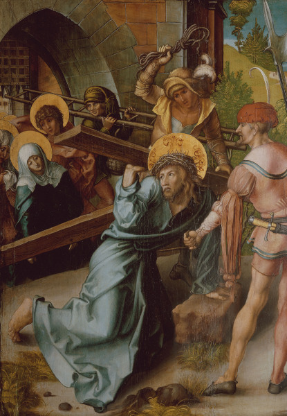Carrying the Cross à Albrecht Dürer