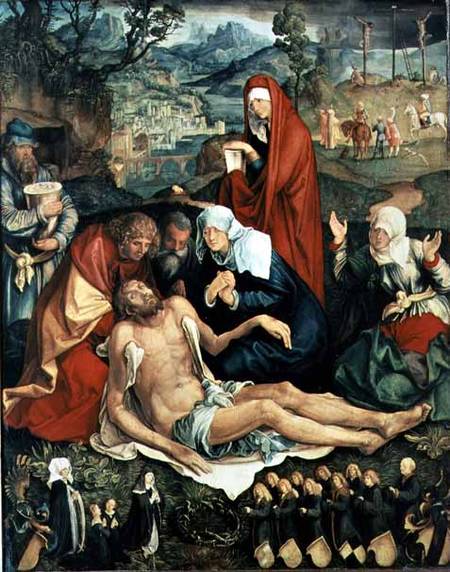 Lamentation over the Dead Christ à Albrecht Dürer