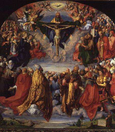 The Landauer Altarpiece, All Saints Day à Albrecht Dürer