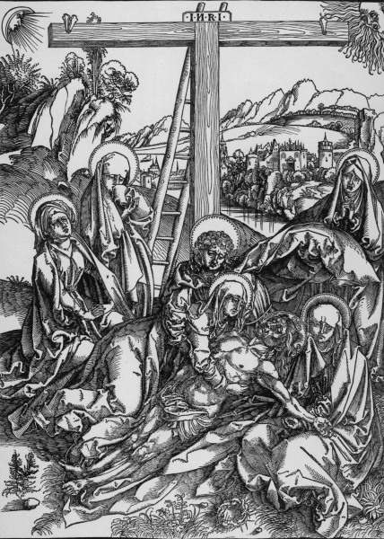 Large Lamentation of Christ / Dürer à Albrecht Dürer