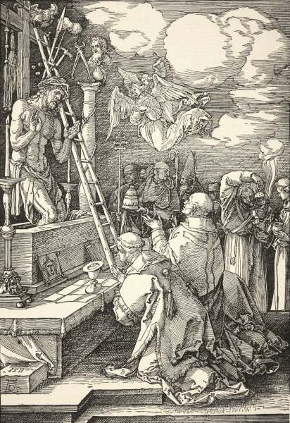 Mass of Pope Gregor I / Dürer / 1511 à Albrecht Dürer