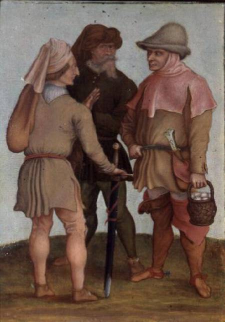 Three peasants à Albrecht Dürer
