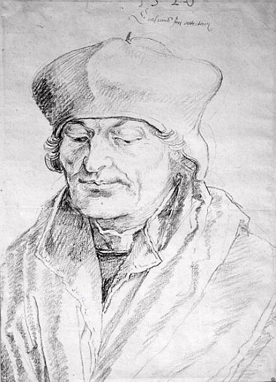 Portrait of Desiderius Erasmus (1469-1536) 1520 à Albrecht Dürer