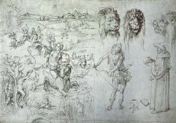 Abduction of Europa à Albrecht Dürer
