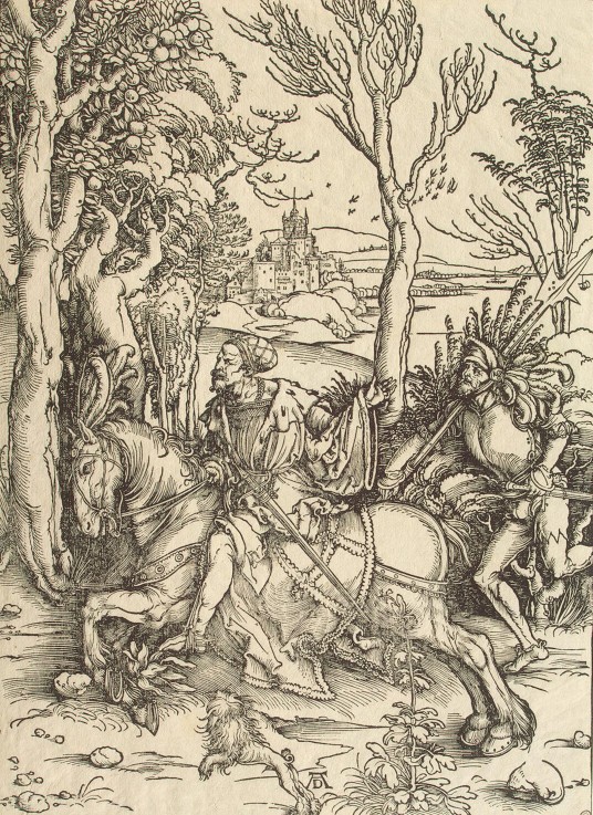 Knight and Lansquenet à Albrecht Dürer