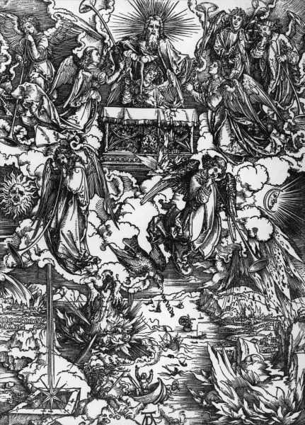 Seven Angels with Trumpets / Dürer à Albrecht Dürer