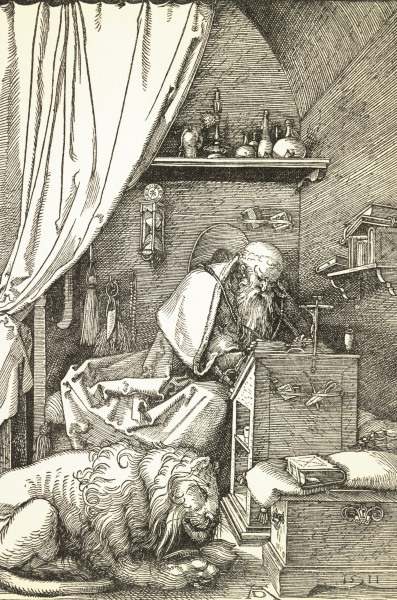 St Hieronymus in the Cell / Dürer / 1511 à Albrecht Dürer