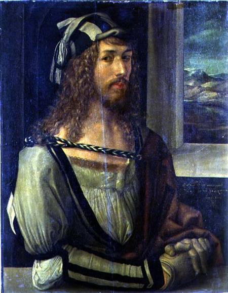 Study for Self Portrait with a Glove à Albrecht Dürer