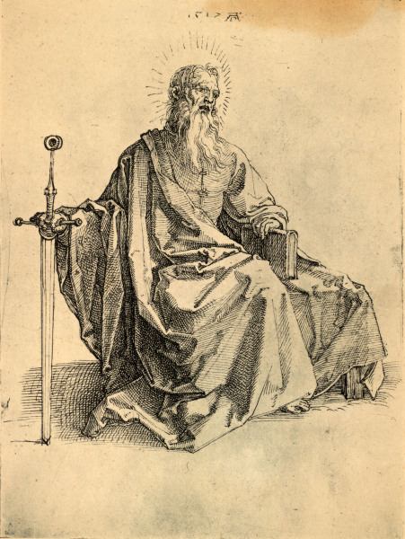 The Apostle Paul / Dürer / 1517 à Albrecht Dürer