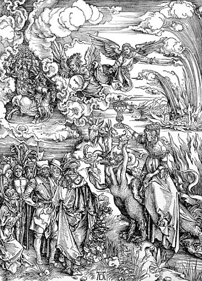 The Babylonian Whore from the ''Apocalypse'' or ''The Revelations of St. John the Divine'', pub. 149 à Albrecht Dürer