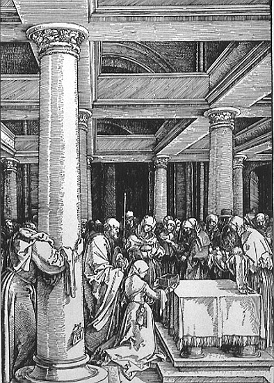 The Presentation in the Temple, c.1503/4 à Albrecht Dürer