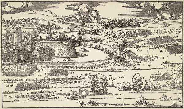 The Siege of a Citadel I / Dürer / 1527 à Albrecht Dürer
