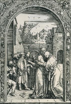 A.Dürer, Joachim and Anna Golden Gate