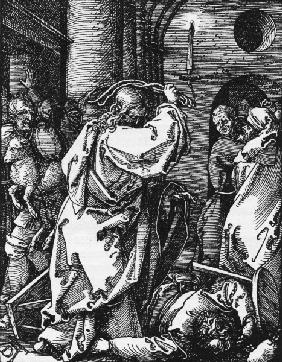 Clearing the Temple / Dürer / 1511