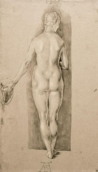 A.Dürer, Female Nude fr.Behind / 1506