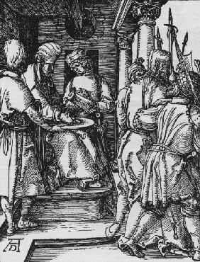 Pilate washes his hands / Dürer / c1509