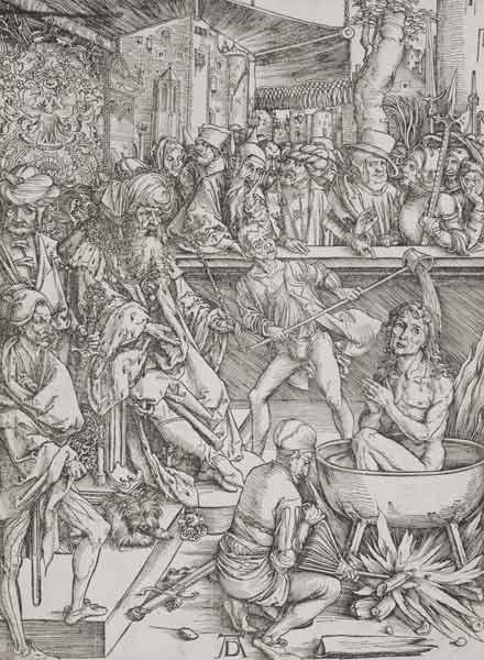 Torture of John the Evangelist / Dürer à Albrecht Dürer