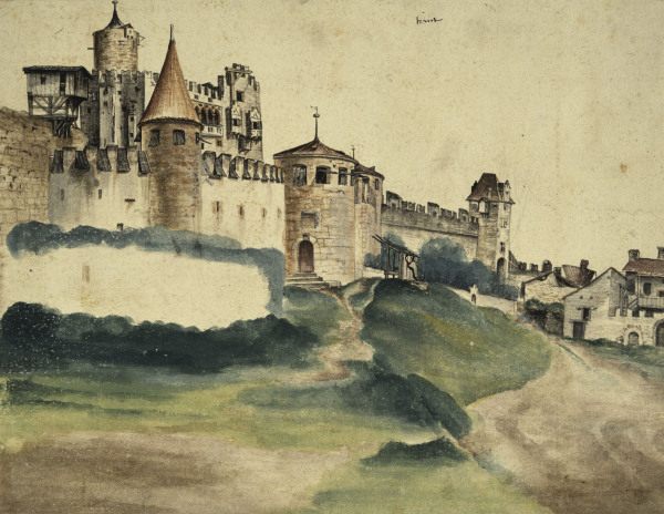 Trento Castle / Paint.by Duerer / 1495 à Albrecht Dürer