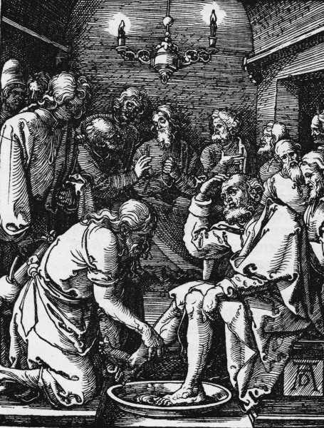 Washing of the Feet / Dürer / c.1509 à Albrecht Dürer