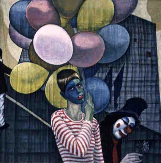 The Carnival, or The Lesbians, 1980 (oil and tempera on canvas)  à Alek  Rapoport