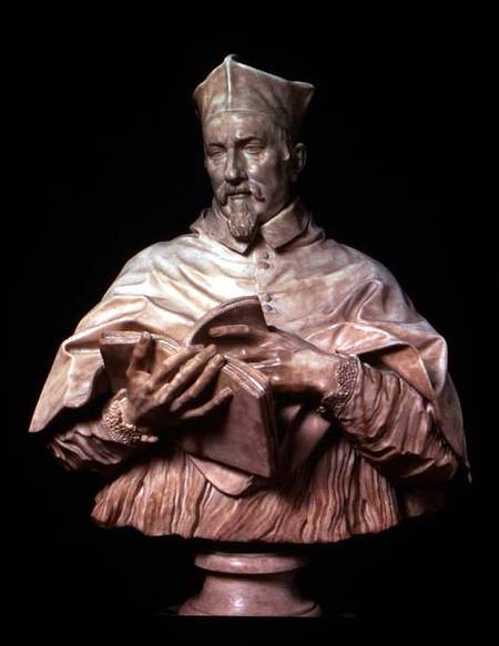 Bust of Cardinal P.S. Zacchia Rondanini à Alessandro Algardi