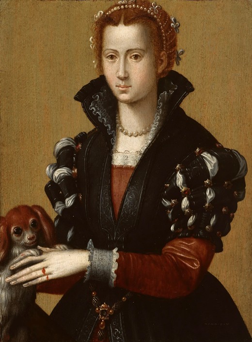 Portrait of Eleanor of Toledo (1522–1562) à Alessandro Allori