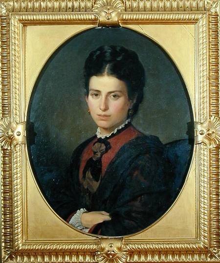 Portrait of Emilia Sampieri à Alessandro Franchi