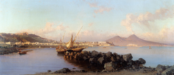View of the Bay of Naples à Alessandro la Volpe