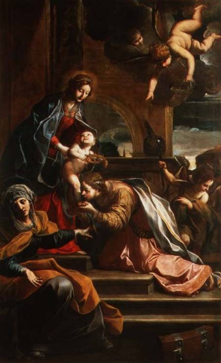 The Mystic Marriage of St. Catherine à Alessandro Tiarini