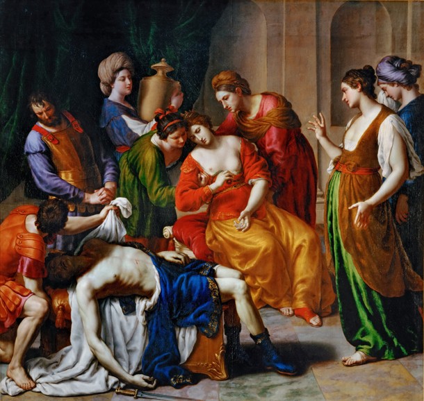 The Death of Cleopatra à Alessandro Turchi