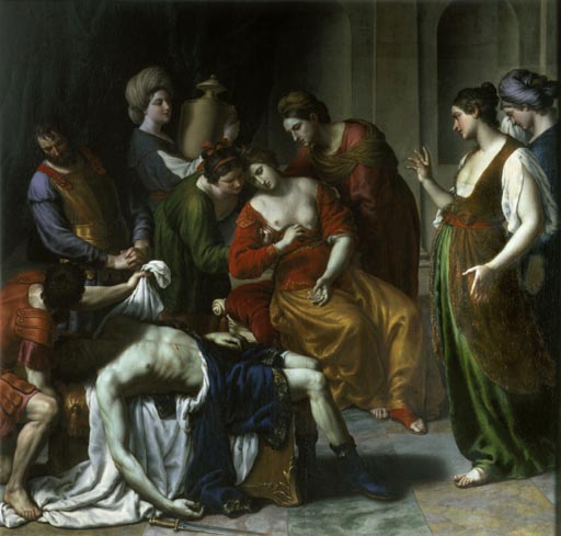 Tod der Kleopatra à Alessandro Turchi