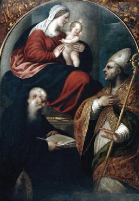 A.Varotari, Vierge a l''Enf. et saints