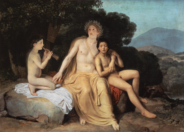 Apollo, Hyacinth and Cyparissus singing and playing à Alexander Andrejewitsch Iwanow