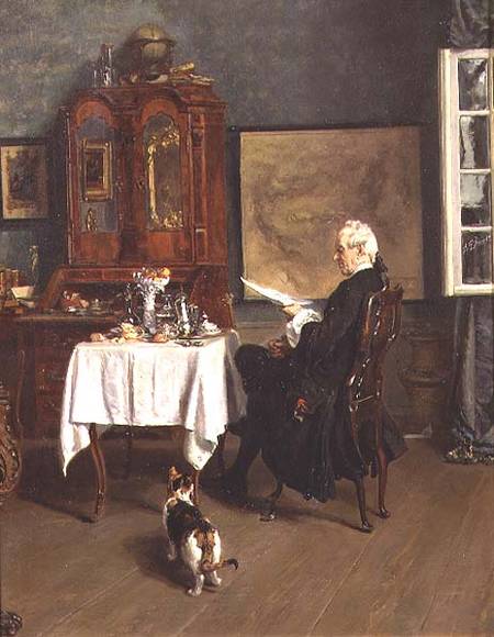 The Actuary at Breakfast à Alexander Friedrich Werner
