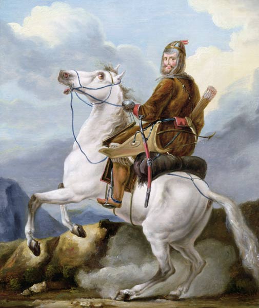 An Oriental Warrior à Alexander Orlowski