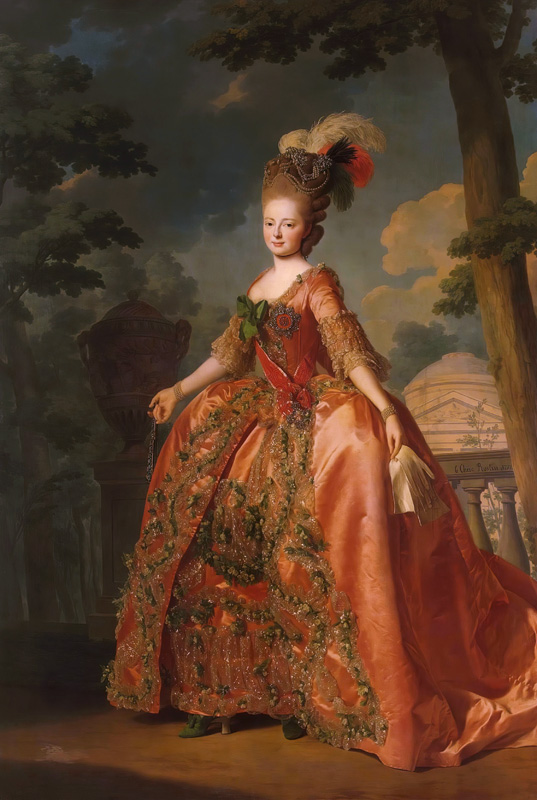 Portrait of Empress Maria Feodorovna (Sophie Dorothea of Württemberg) (1759-1828) à Alexander Roslin