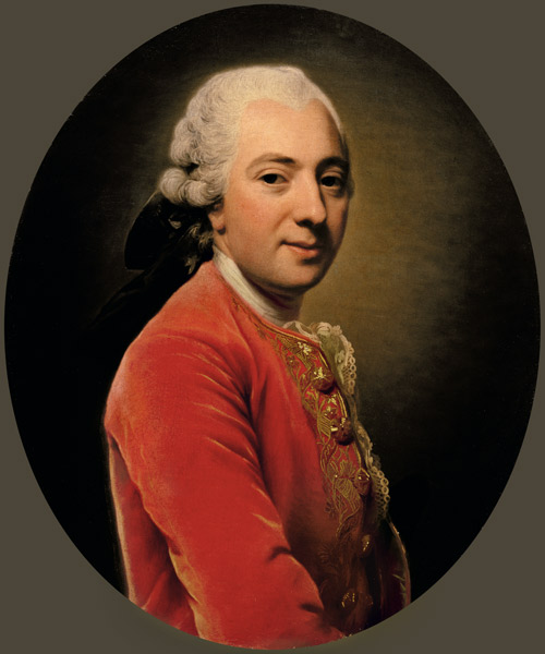 Portrait of a Man in a Red Caftan à Alexander Roslin