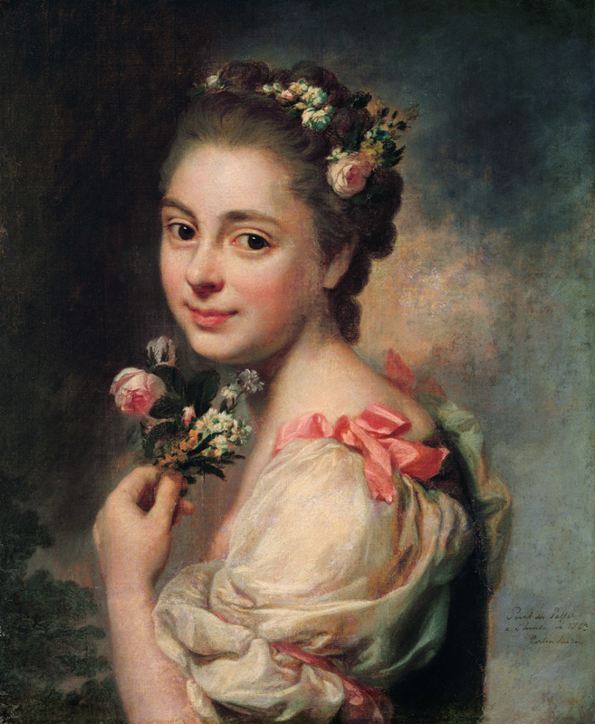 Portrait of the Artist's Wife, Marie Suzanne à Alexander Roslin